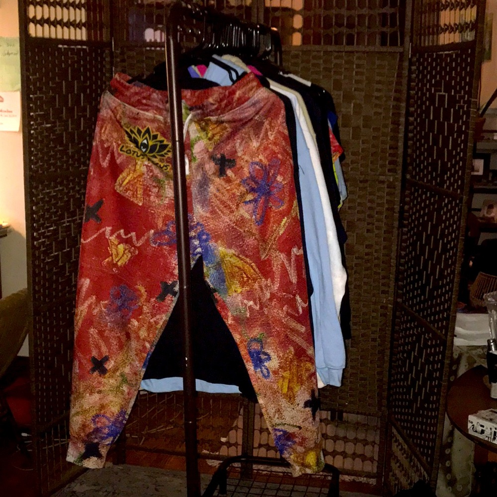 Red LotusFocus.One track pants
